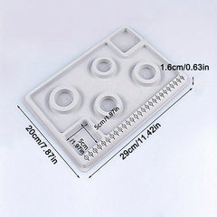 1PC Beads Board Bracelet Necklace Disk Beaded Table Beaded Measuring Disk
