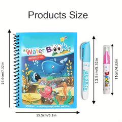 4pcs Reusable Water Drawing Book Painting Toys