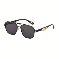 Men's Retro Metal Square Sunglasses UV Protection