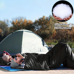 Winter Camping Sleeping Bag Waterproof Lightweight for Men & Women