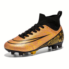 Kids Soccer Cleats Lightweight Non Slip Shoes Boys Girls