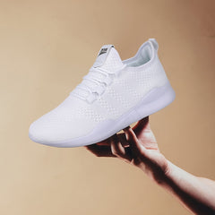 Men's Breathable Lace Up Casual Shoes Anti odor Running Sneakers