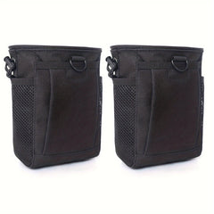 2pcs Outdoor Molle Dump Pouch Drawstring Magazine Dump Bag