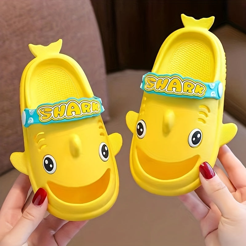 Kids Fish Slides Slippers Soft Soled Anti Slip Shoes