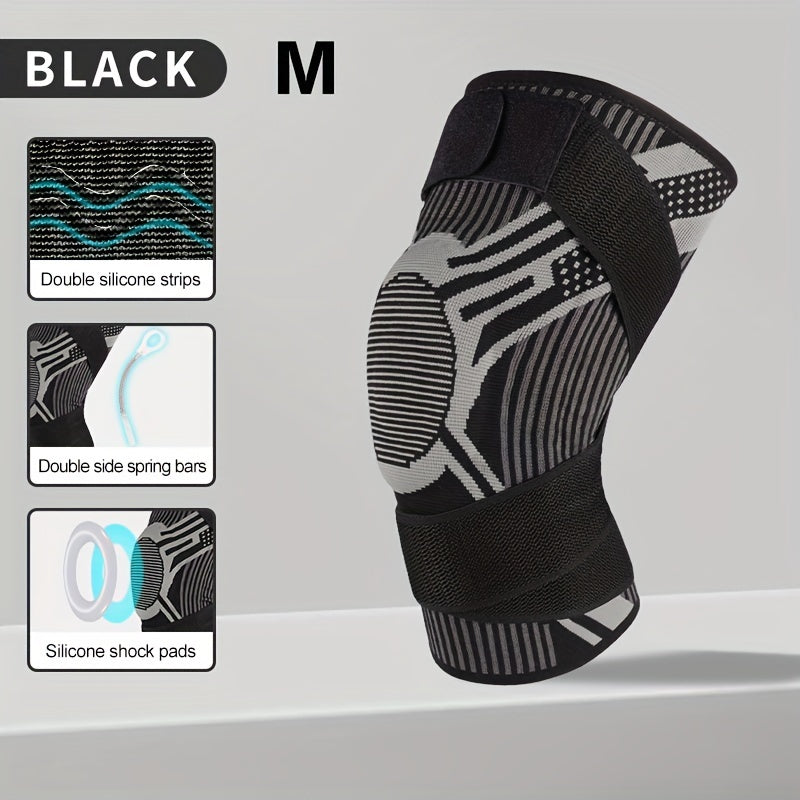 Knee Pad with Gel Pad and Stabilizer for Meniscus Support