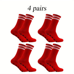 Non slip Soccer Socks Breathable Sweat-absorbing Crew Socks