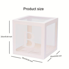 Transparent Balloon Box Birthday Party Wedding Event Decoration