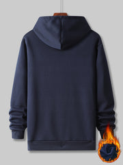 Men's 2Pc Casual Crew Neck T Shirt & Hooded Sweatshirt Set