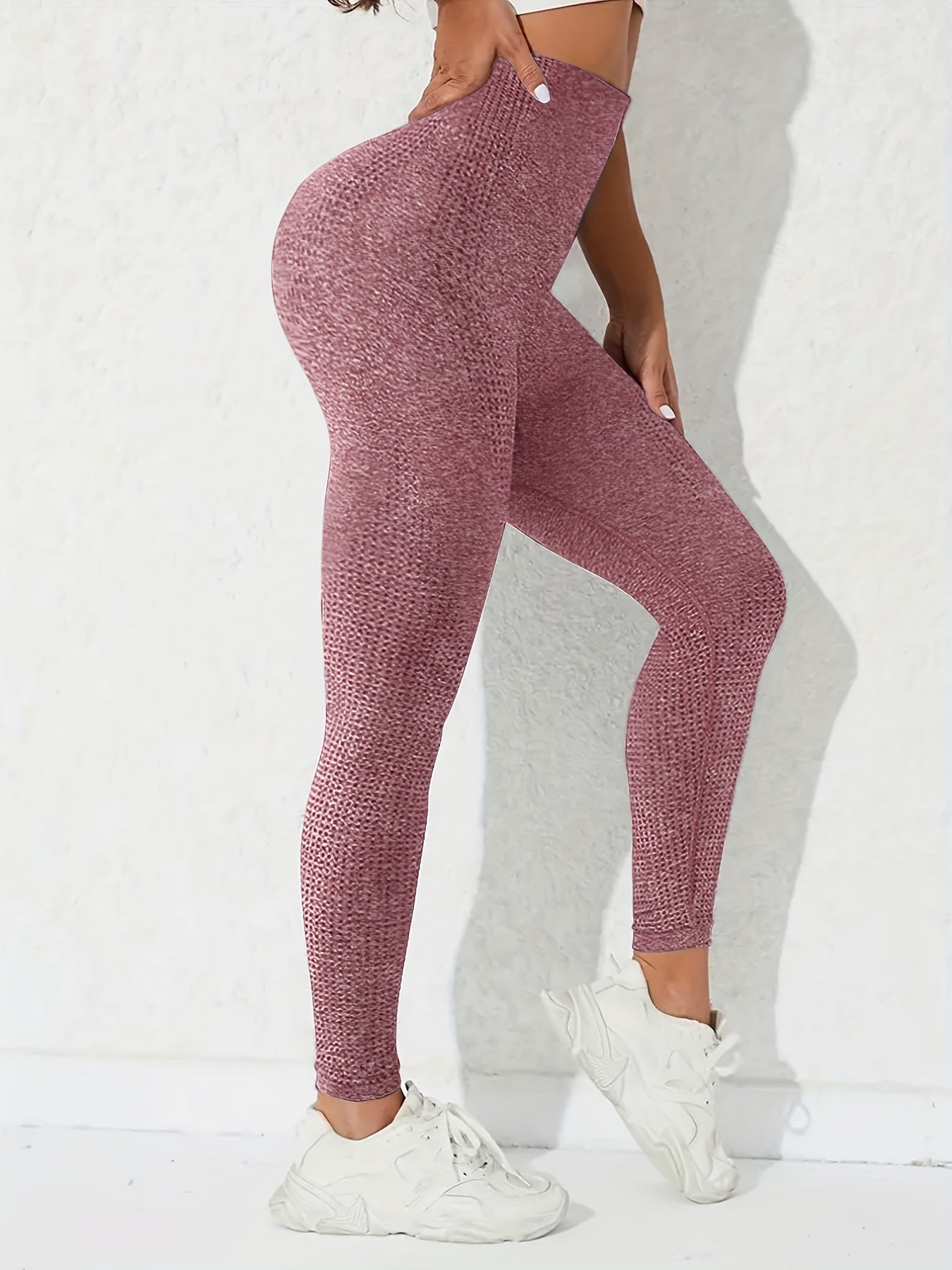 High Waisted Seamless Workout Yoga Pants Butt Lift Tummy Control Leggings