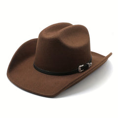 Classic Cowboy Hat Unisex Jazz Fedora Western Felt Hats