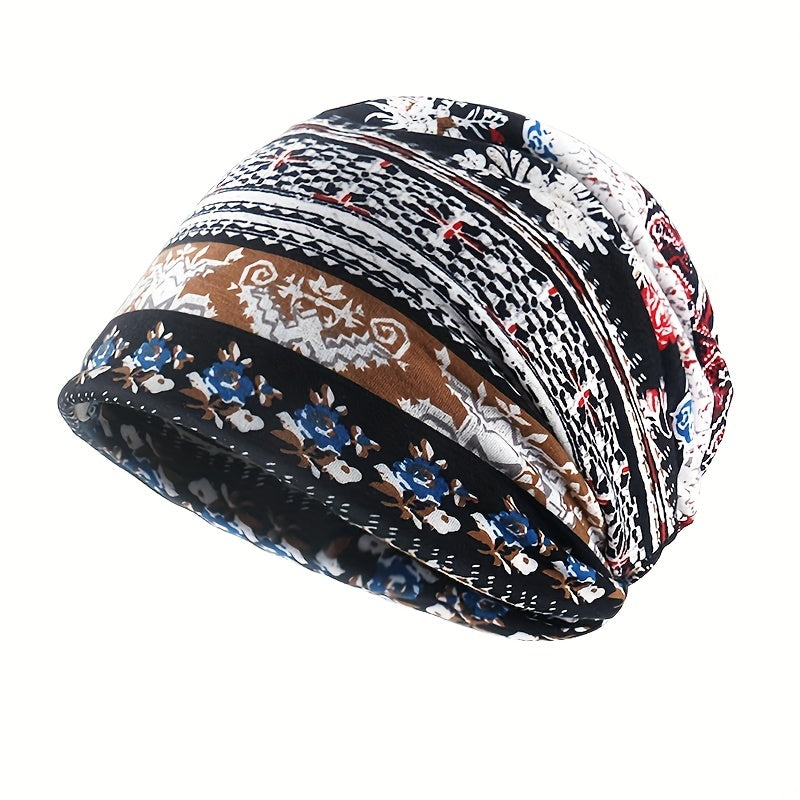 Men's Baggy Slouchy Beanie Chemo Hat Cap Scarf