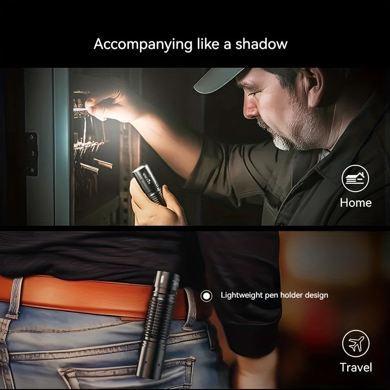 Outdoor Emergency Rechargeable Flashlight Portable Camping Light