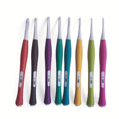 8pcs Sweater Needle TPR Silicone Plastic Crochet Set