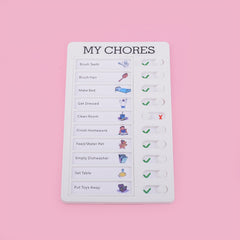 Self Discipline Chart & Personal Planning Board for Students