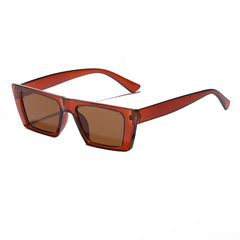 Men's Vintage Oversized PC Square Wooden Sunglasses