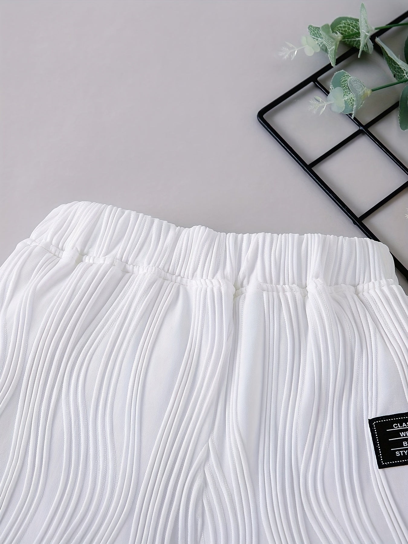 Boys Textured Comfortable Creative Shorts for Summer