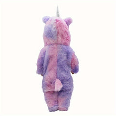 Polyester Fiber Doll Clothes for 17in Doll Purple/Light Yellow