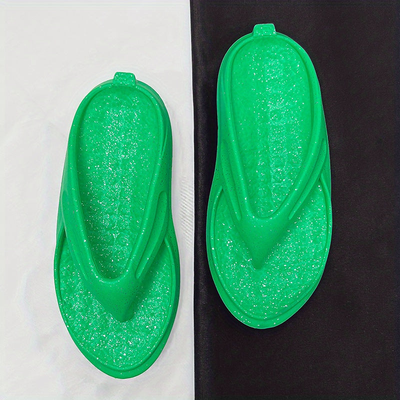 Thick Bottom Sports Slippers Soft Comfortable Solid Outdoor Slippers
