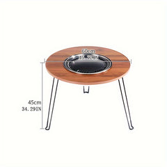 Portable Folding Stove Table for Camping Outdoor Barbecue