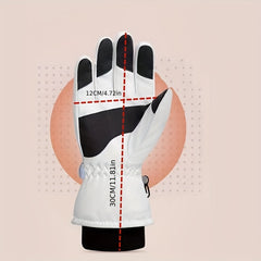 Winter Windproof Outdoor Gloves Waterproof Thicken Gloves With Velvet