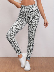 Leopard Print Yoga Pants High Stretch Leggings Women's Activewear