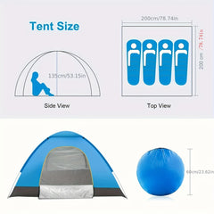 Family Camping Pop Up Tent Portable Instant Set Up