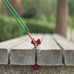 Deck Wind Rope Tensioner Tent Canopy Ground Anchor Nail