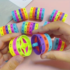 5 in 1 Rotating Arithmetic Learning Tool with Colorful Number Line