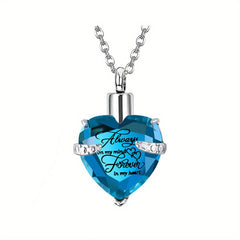 Heart Pendant Cremation Urn Necklace Ashes Jewelry
