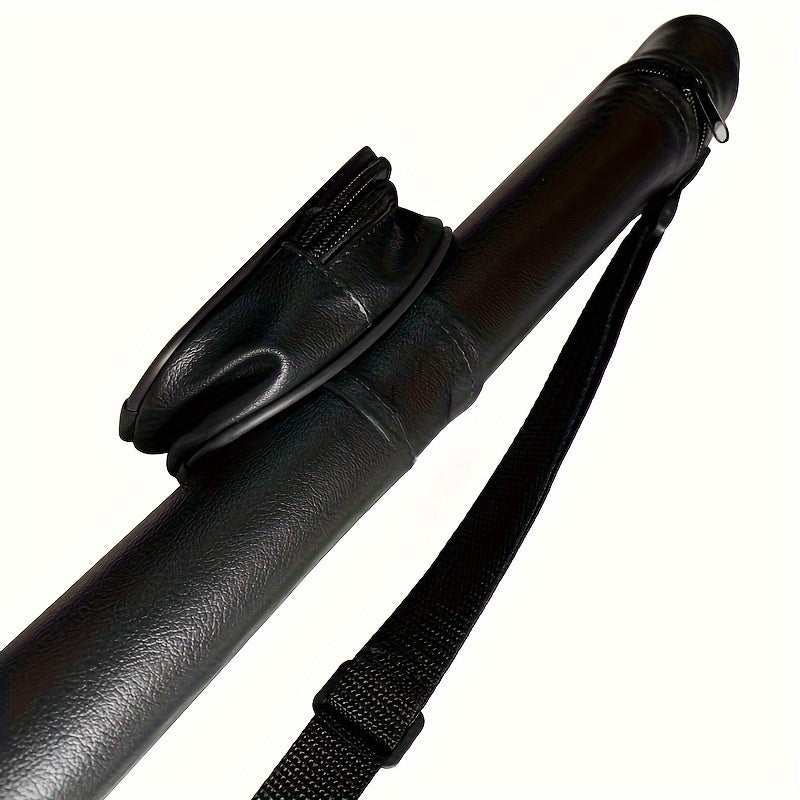 Leather Pool Cue Holder High Hardness Fashionable Billiard Cue Barrel