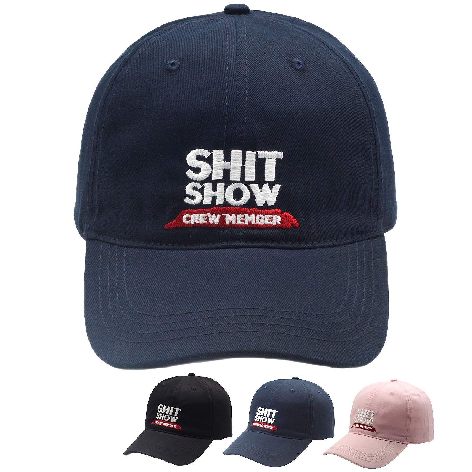 Embroidered Dad Hat Soft Cotton Outdoor Baseball Cap Funny Cap
