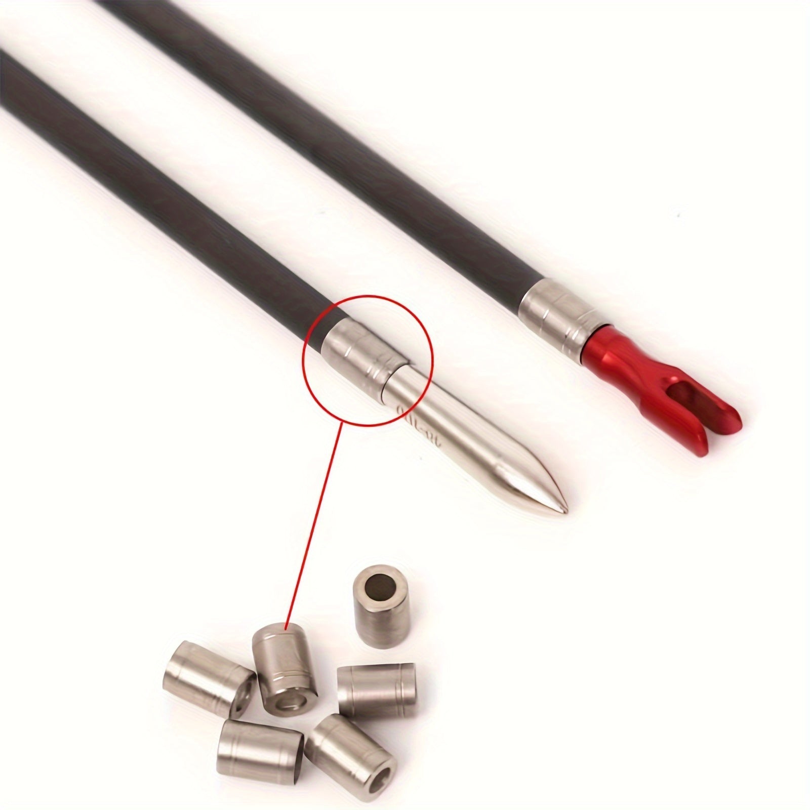 12pcs Archery Explosion Proof Rings for 7.6mm Arrow Shaft