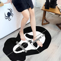 Halloween Ghostface Rug Scream Ghost Killer Tufting Art Rug