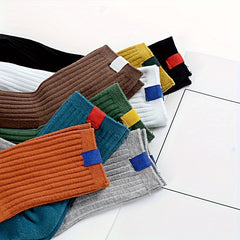 10 Pairs Multicolor Running Socks Stylish Design Men Women