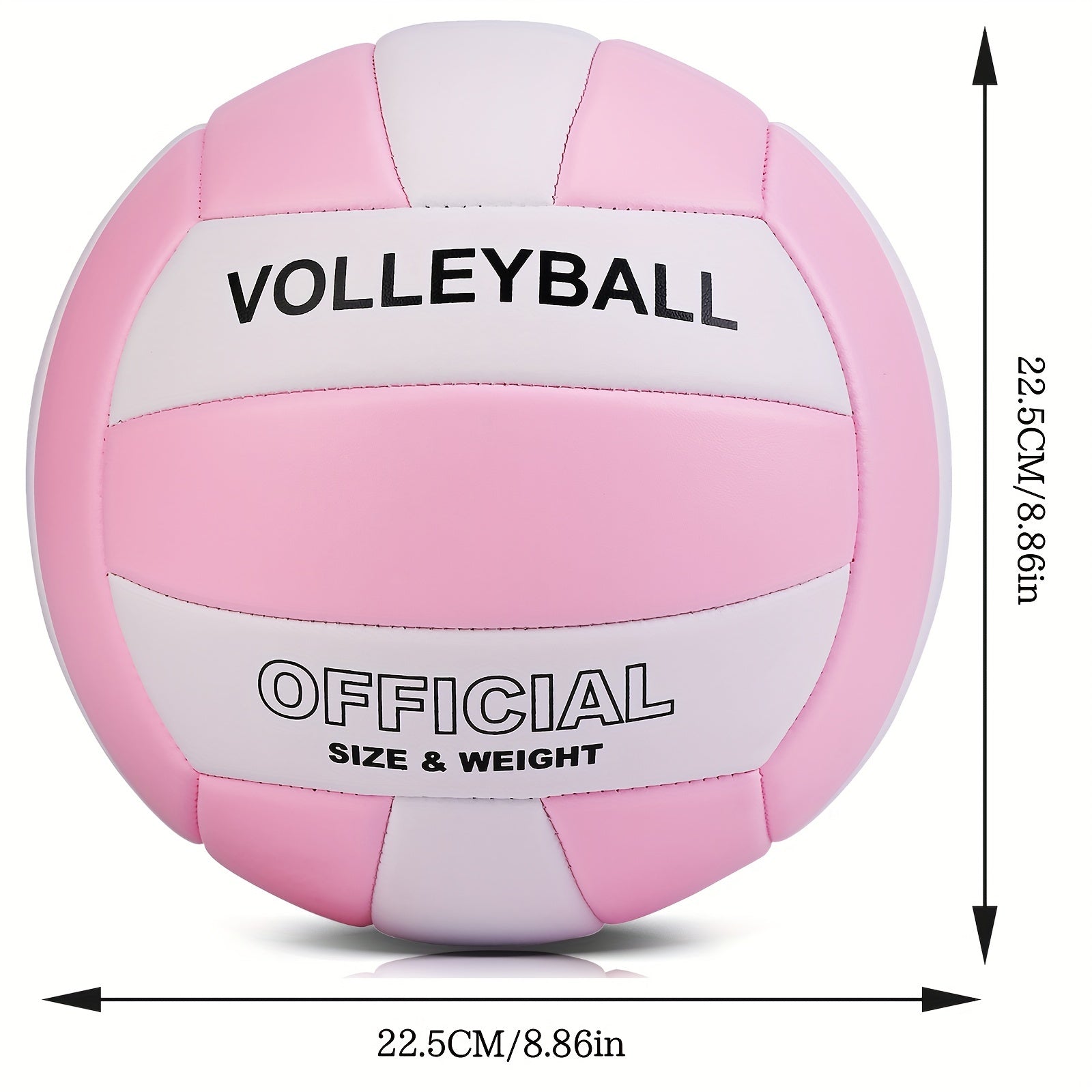 Soft Durable Size 5 Beach Volleyball for Outdoor & Indoor Training
