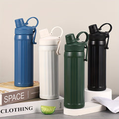 17oz Stainless Steel Sports Water Bottle Leakproof Portable Gym Hiking Travel