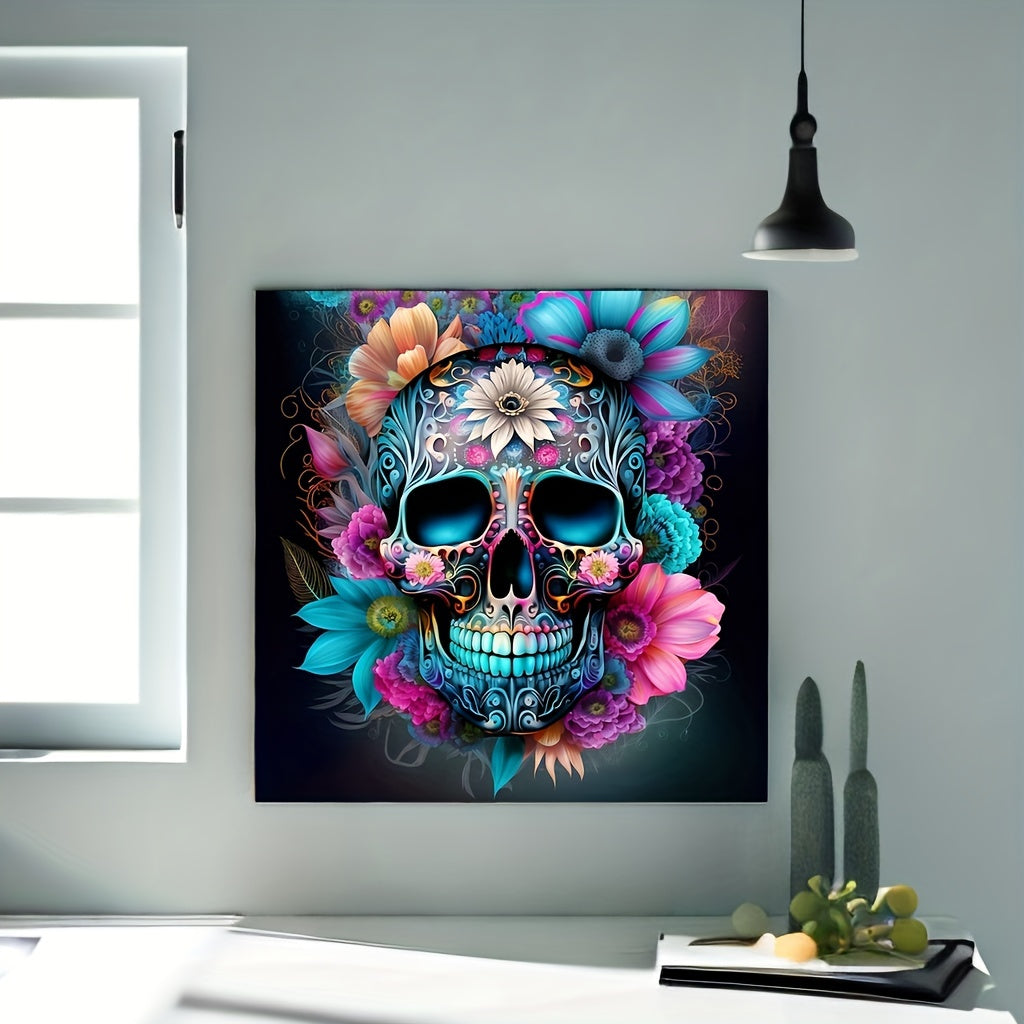 Flower Skull DIY 5D Diamond Painting Set
