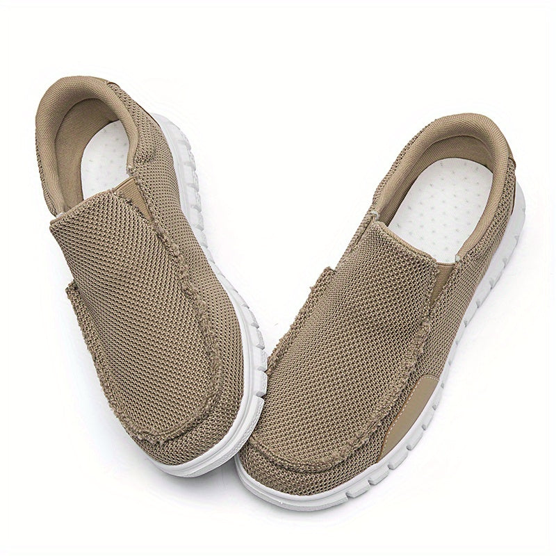 Men's Slip On Canvas Shoes for Walking Jogging