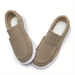 Men's Slip On Canvas Shoes for Walking Jogging