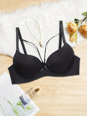 Comfy Hollow Out Push Up Bra Everyday Lingerie