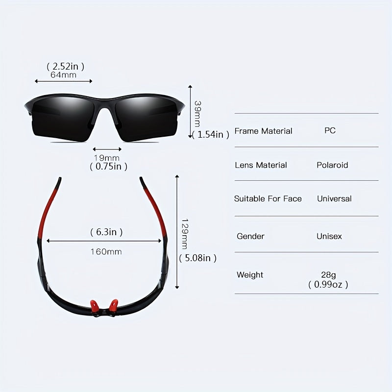 Men's Polarized Sports Sunglasses 100 UV Protection
