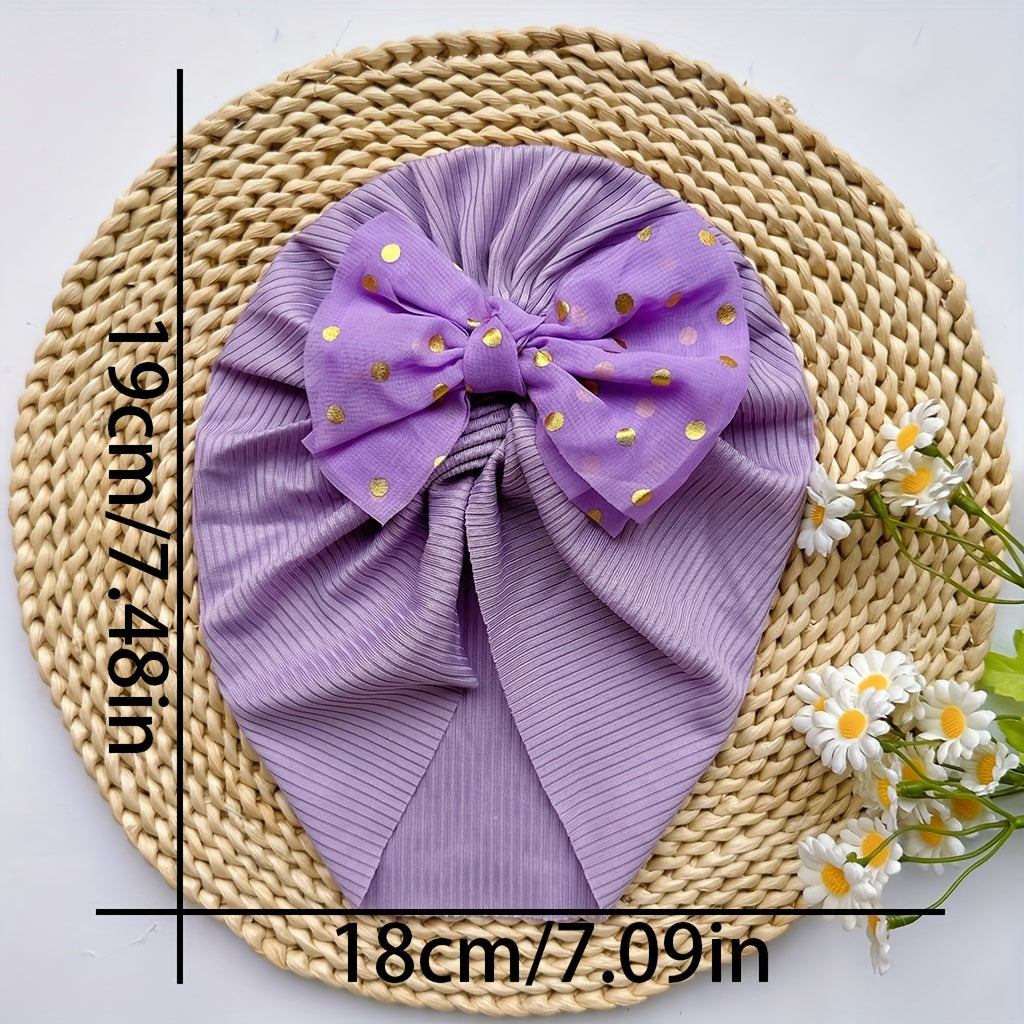 Baby Thin Headband Soft Bow Hat for Infants and Newborns