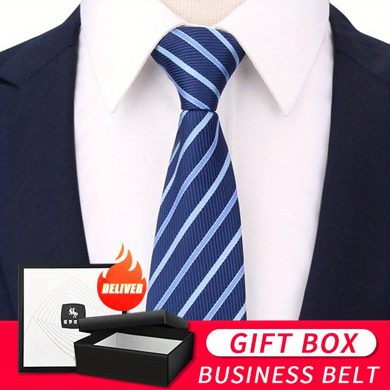 Men's Striped Tie for Party Holiday Wedding