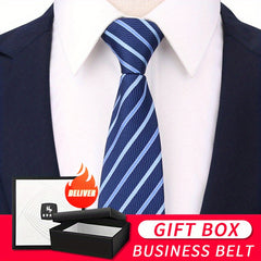 Men's Striped Tie for Party Holiday Wedding