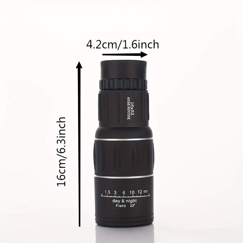 HD Monocular Telescope Lightweight Portable Adult Outdoor BAK4 Prism