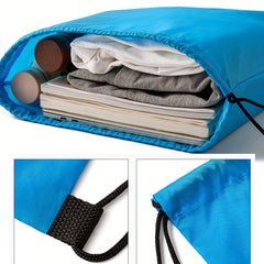 Waterproof Drawstring Backpack for Gym Sports - Men & Women