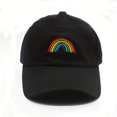 Rainbow Embroidery Baseball Cap
