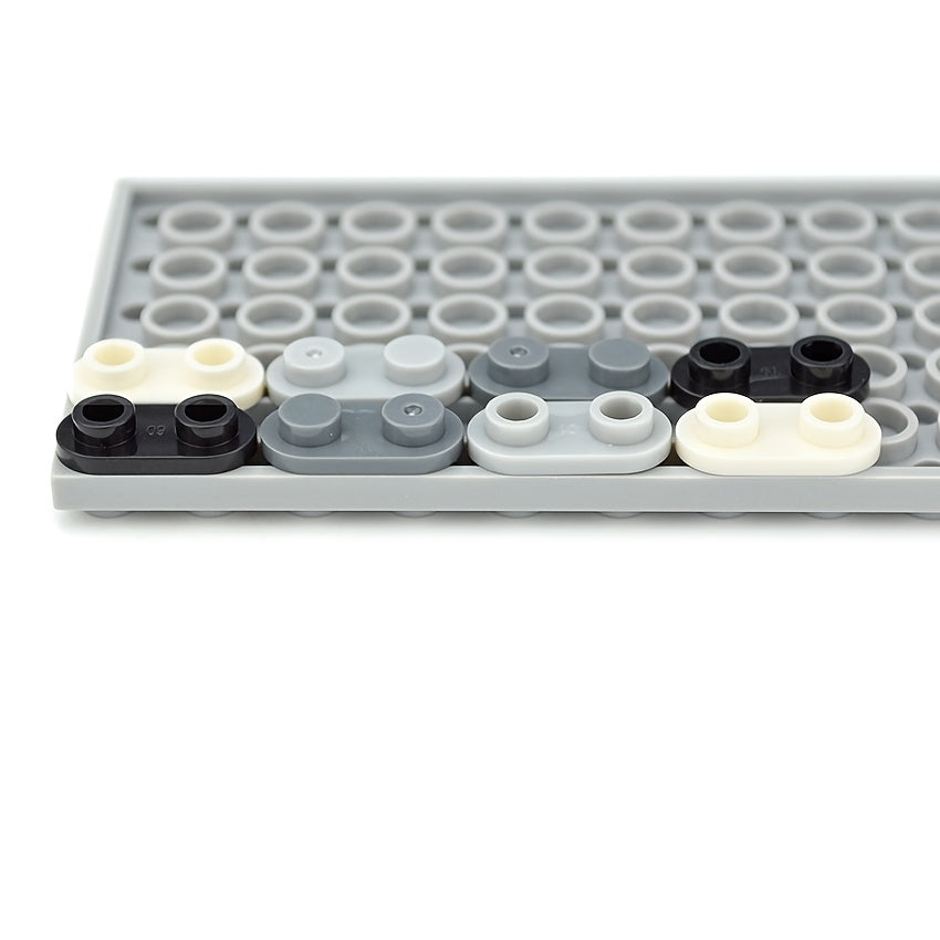 50pcs 1X2 Round Double Sided Stud Blocks Building Toy