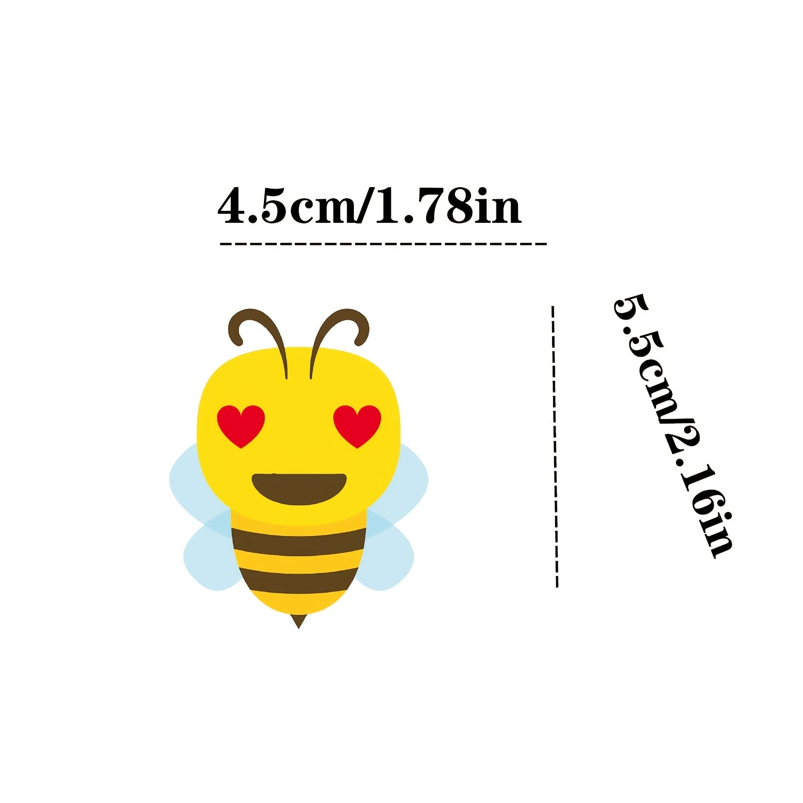 101pcs Bumble Bee Stickers for Water Bottles Crafts Scrapbooking Party Favors
