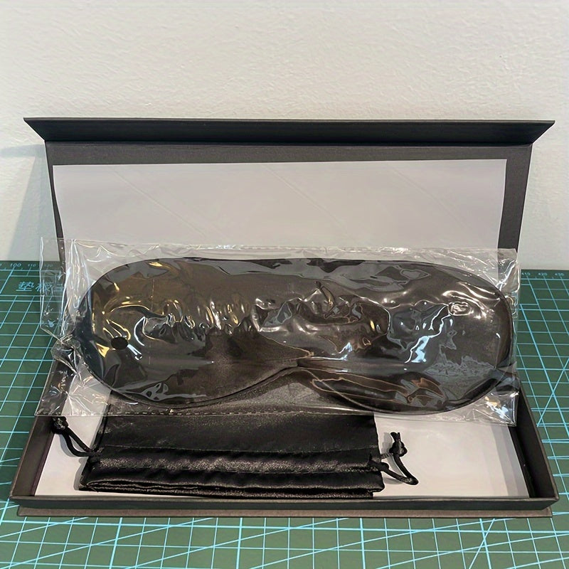 Blackout Soft Sleep Eye Mask Elastic Comfy Blindfold for Travel Rest Yoga